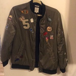 Zara Patchwork Bomber